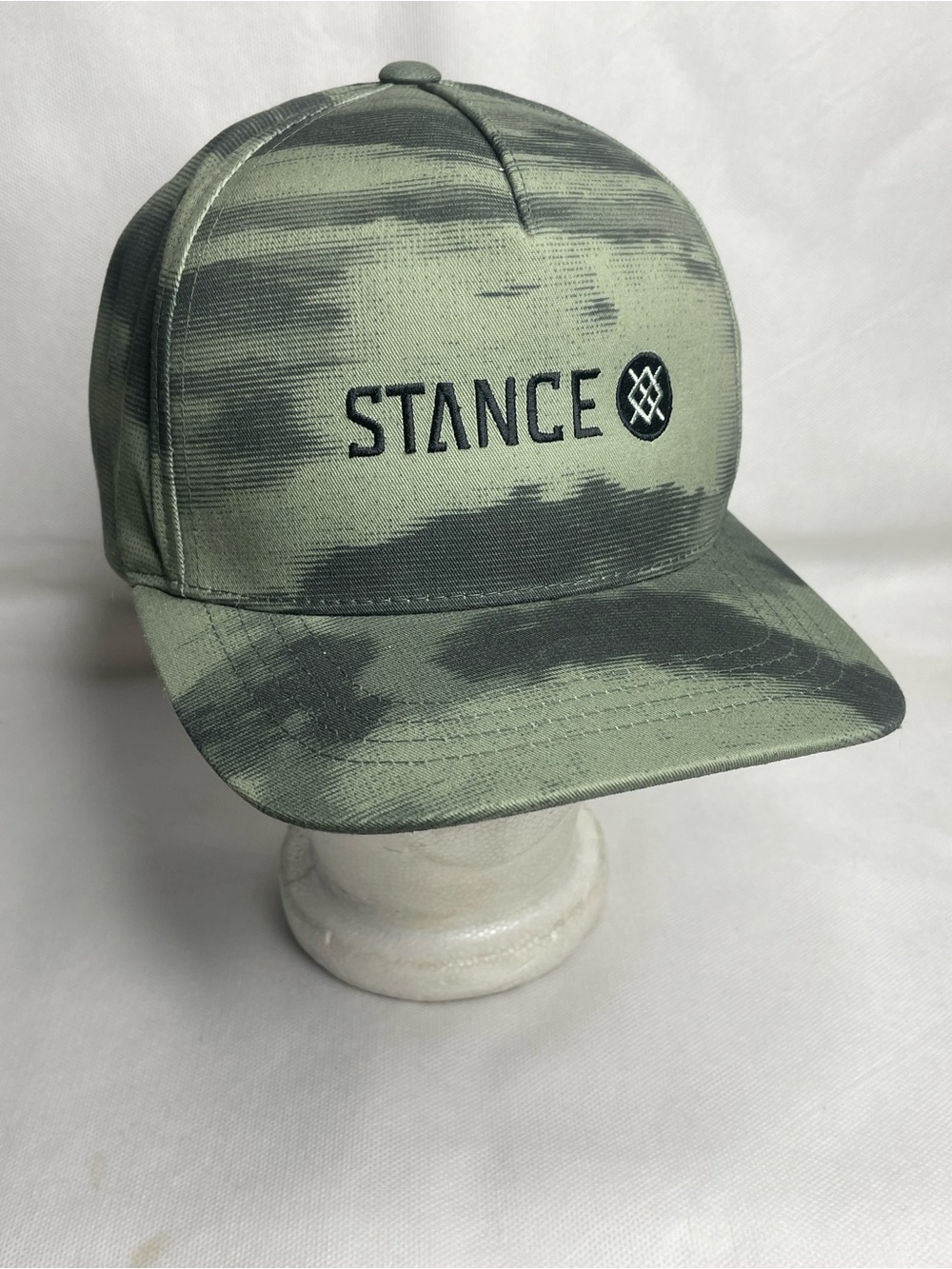 Stance Icon Butterblend Green Camo Hat Unisex One Size Adjustable Snapback Cap